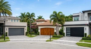 Steel wood and aluminum garage doors comparison Boca Raton FL
